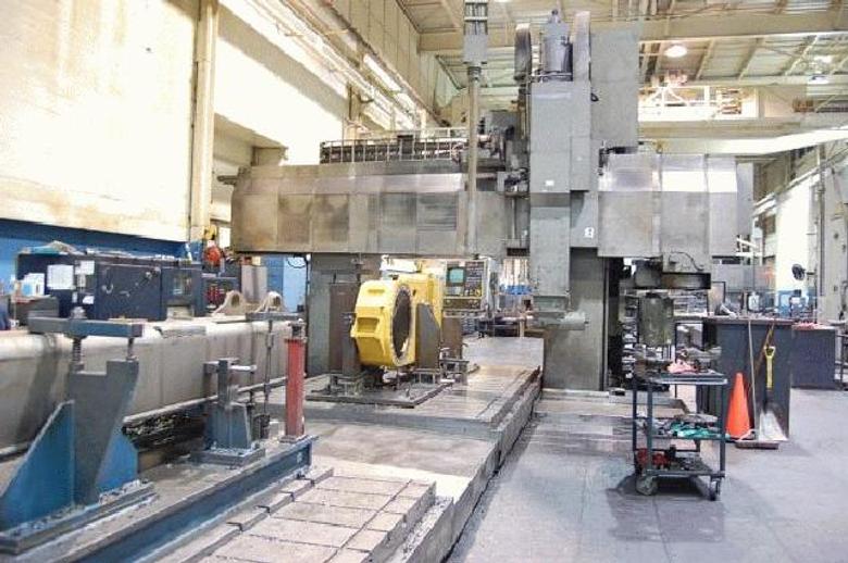 Waldrich CNC 5-Face, 48 ATC, X-393", Y-139", Z-39", 98"X393" Split Tbl, AB CNC, '85, #16406