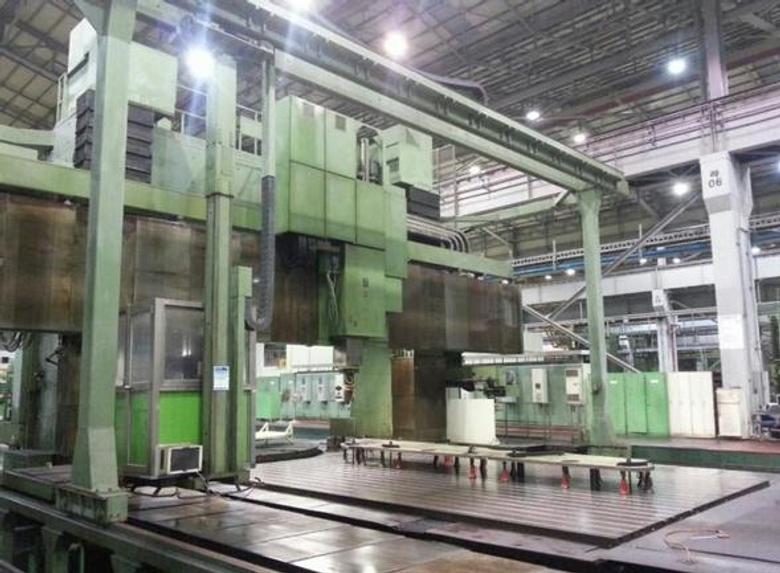 Schiess Froriep 63 FZG Gantry Mill Turn, X-748", Y-295", 177" B-Axis Rtab, Live Spdl, #28253