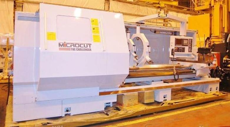 40" X 236" Microcut, Fanuc Oitd CNC, 8-Pos. Turret, (2) Steadies, 2015 #24724