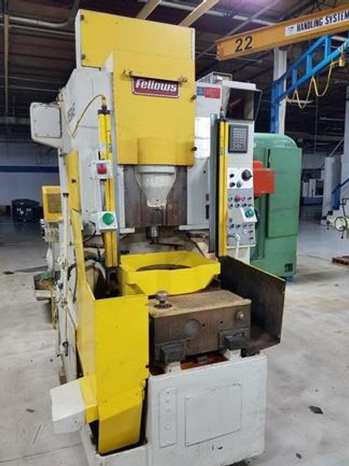 No. 10-4 Fellows, Fanuc Powermate D, 10"Dia, 4 DP, Hyd Collet Fixture, Cutter Guard, #29370
