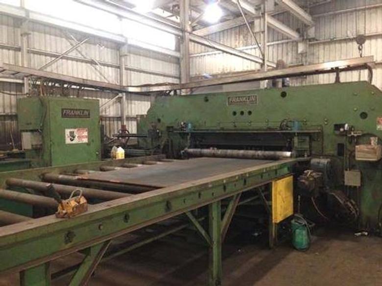 196 Ton Franklin Punch/Plasma, 72"W, 40' Infeed, Hypertherm HT4400 400 Amp, '03, #26284