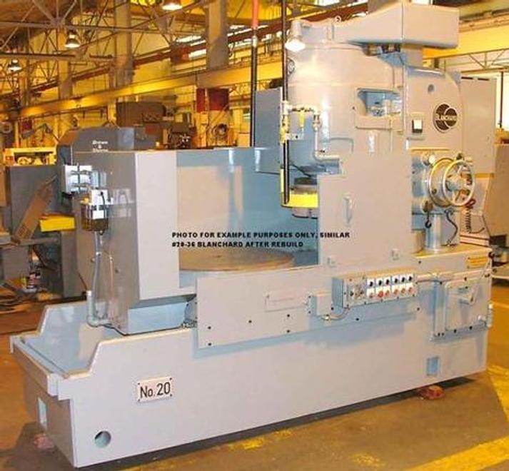 36" Blanchard #20CD-36, 36" Magnet, 18" Vertical, 30 HP, Rebuilt w/Warranty, #4251
