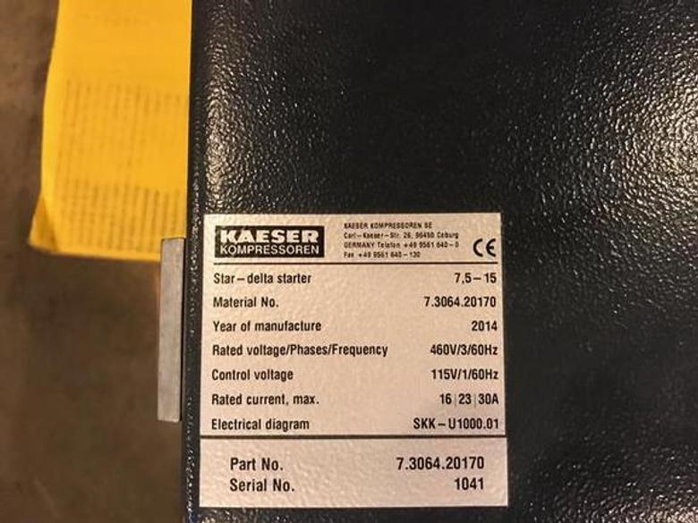 Kaeser 25 HP Blower Unit