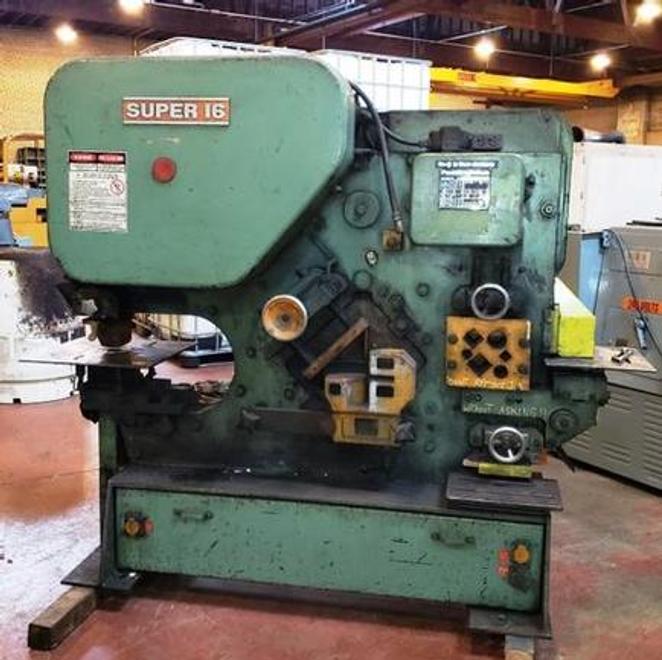 Peddinghaus 210 Super 16, 88 Ton Mechanical Iron Worker, '80