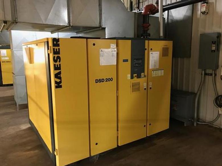 Kaeser 200 HP Rotary Screw Air Compressor