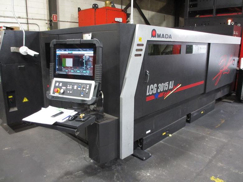 AMADA LCG3015AJ, 2.0KW, 120” X 60” Max Sheet Size, Fanuc NT-PC Control, Year New: 2018