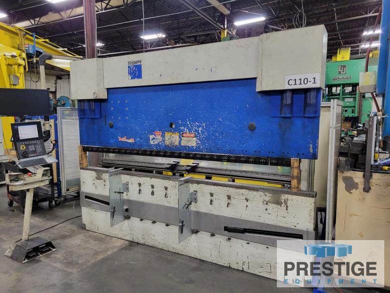 Trumpf TrumaBend C110, 121 Ton, 122" OA, 106" BH, Delem 6-Axis CNC, 2002, #32164