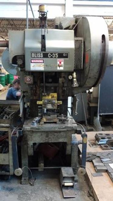 35 Ton Bilss C35, 26-1/2" X 17" Bed, 1970, #16925