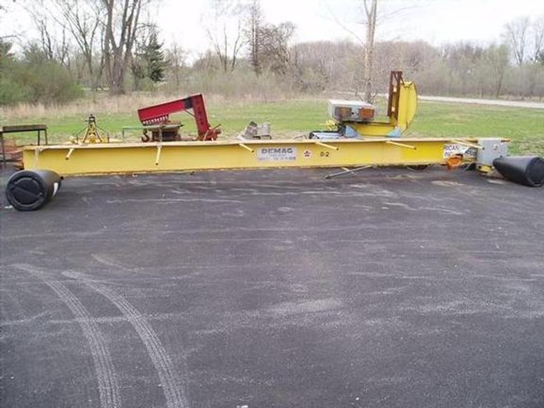7.5 Ton, 28' Span, DeMag Bridge Crane