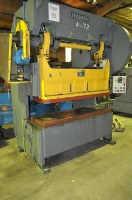 100 Ton Niagara B4-1/2-72 Double Crank Gap Frame Press