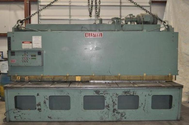 1/4" X 12' Allsteel Hydraulic Shear