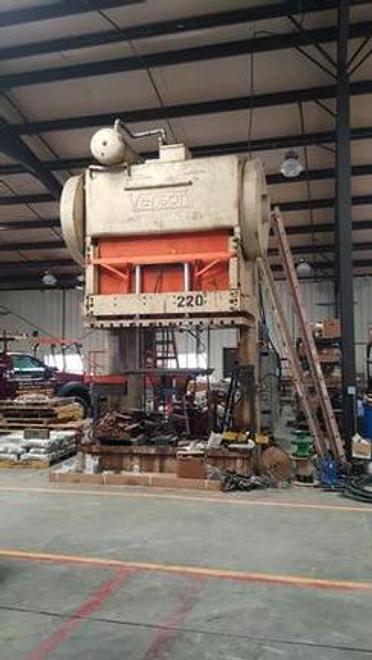 150 Ton Verson G2-150-96-36 Double Crank Gap Frame Press