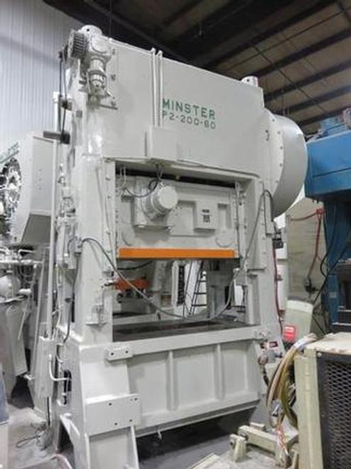200 Ton Minster P2-200-60 SSDC Press