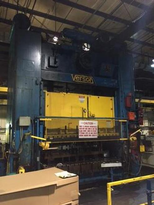 600 Ton Verson S2-600-120-72T SSDC Press
