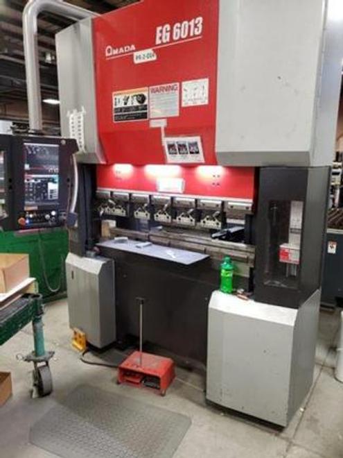 60 Ton Amada EG-6013 Fully Electric Press Brake, 1.3 Meter, Mfg 2013
