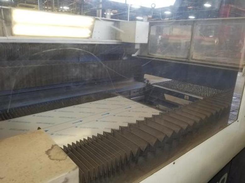 Trumpf TCL3030 CO2 Laser Sys, 4K Watt, Siemens 840D CNC Ctrl, Appx 80K Total "On" Hrs & 38K Beam On Hrs, Mfg 2003