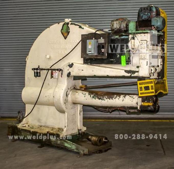 Geo Whiting Mdl 60 Longit Weld, For Planishing Flat Sheets or Cylinders Up To 60" Long
