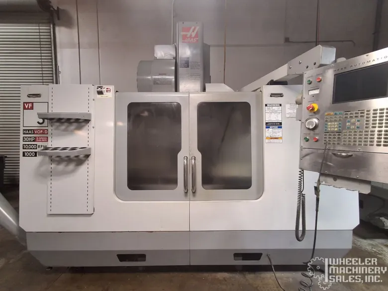 2006 HAAS VF-3B 4-AXIS CNC VERTICAL MACHINING CENTER #6009