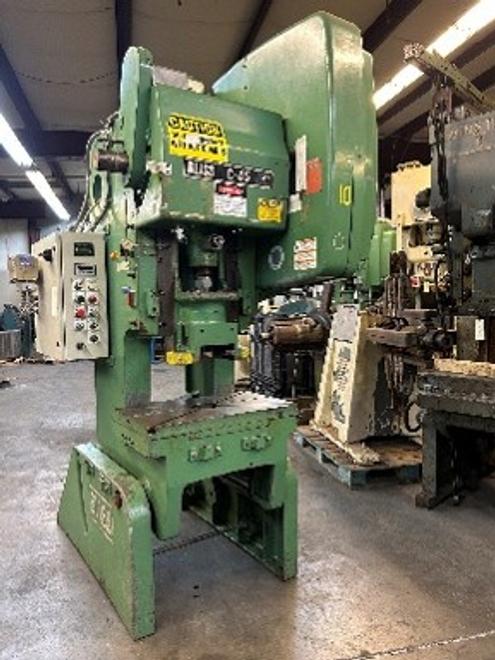 45 Ton Bliss OBI Press, Model C45, S/N H64415 HP48474, 2" Stroke, 0-110 SPM, 3" Slide Adj, STK# 1690
