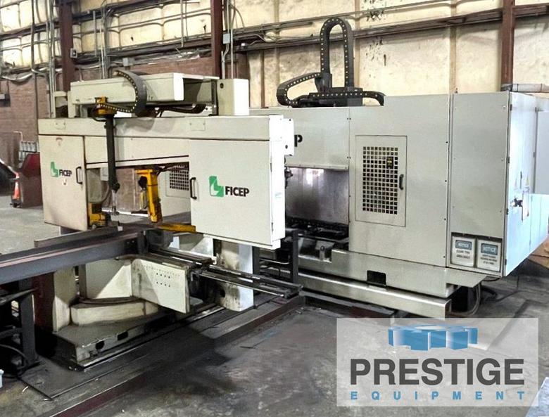 Ficep 1001 DDB Drill & Saw Line, Monospindle Rotating Drill Head, ATC,  Ficep Pegaso CNC, Material Handling, 2013 #43408