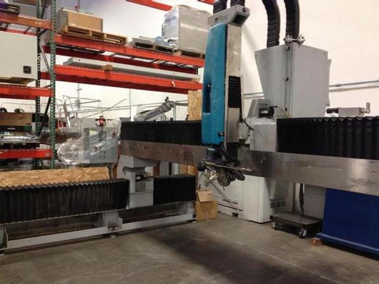 60,000 PSI, Flow, 157.5" X 78.75", 6"Z Travel, Pacer ECL Cutting Head, 50 HP, #29628