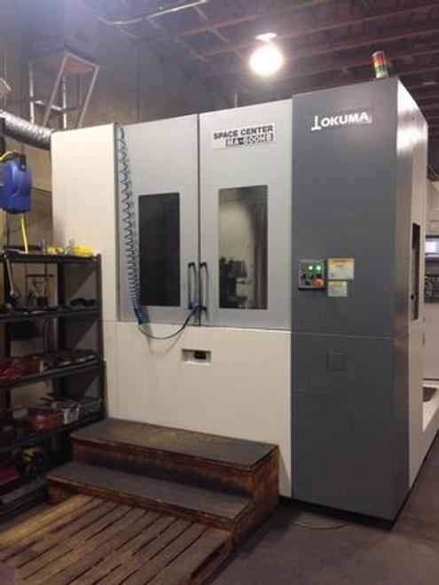 Okuma MH600HB, 39"x35"x39", 25"Pllts, 80 Hldrs,OSP200 Ctrl,Full 4th,81ATC,1K PSI Clnt,'11