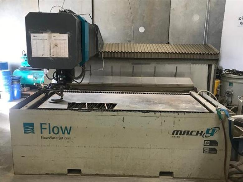 94,000 PSI, Flow 2513 MACH3 Dynamic, 100HP Pump, Flowpro Software, XD Cutting Hd, '10