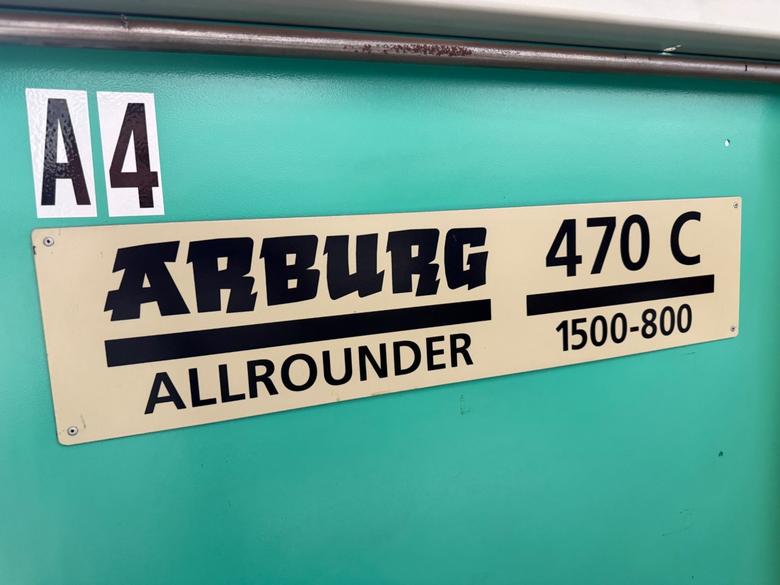 2004 ARBURG ALLROUNDER 470C 1500‐800 Injection Molding Machine