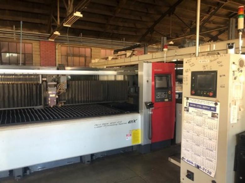 4500 WATT MITSUBISHI ML3015 EX-ML45CF-R CO2,AUTOMATION, MFG:2012