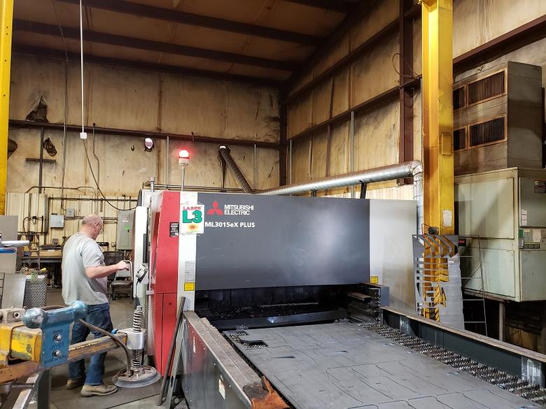 2015, 5x10, 6000 Watt Co2 Laser
