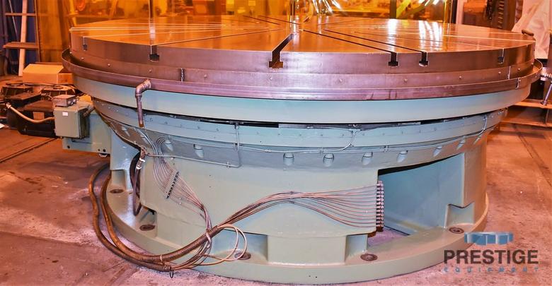 120" Waldrich CNC Rotary Table, .002 - 1.26 RPM, Contouring, 50 Ton Capacity, 30" Work Height, 20 HP Tbl Motor, #30165