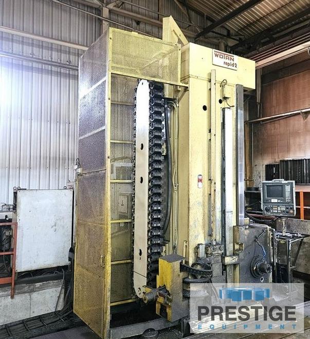 Wotan Rapid 2. X-276", Y78", 5-1/2" Spindle, Fanuc 16M, 60-ATC, Need Repair #43744