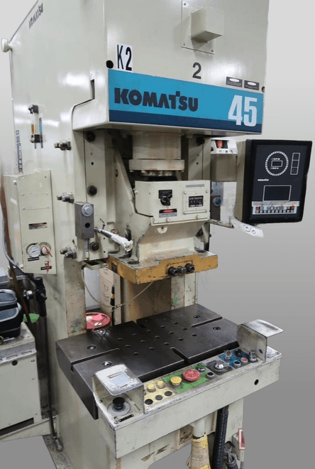 45 Ton Komatsu, Model OBS 45S-VS-3, S/N D0076 3.94" Stroke, 0-100 SPM, 2.36" Slide Adj,  STK# 1698