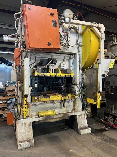 100 Ton Minster SSDC Press, Model P2-100-48 Piecemaker, S/N 24536, 4" Stroke, 100-200 SPM, 4" Slide Adj, 20" SH, STK# 1644