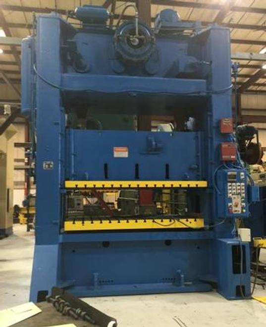 300 Ton Verson S2-300-96-54t, 12" Str, 39" SH., 15-30 VSPM, 37" Window, Flr Std (4)