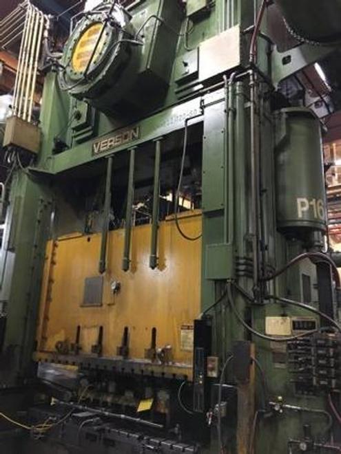 800 Ton Verson S4-800-120-60T, 20" Str, 52" SH, 20-40 VSPM, 44" Windows, (2)