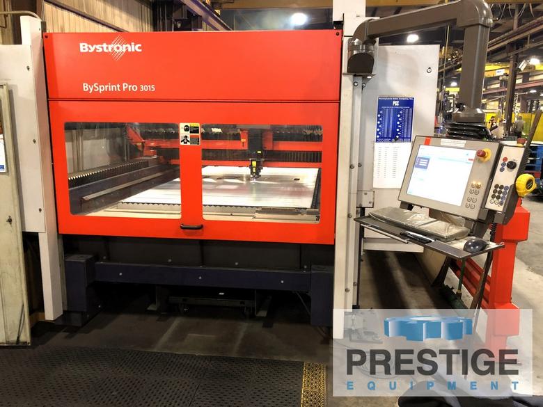 4.4kW Bystronic BySprint 3015, X-60", Y-120",  Pallet Shuttle, Donaldson Torit Dust Collector, Bystronic CNC, 2010, #32972