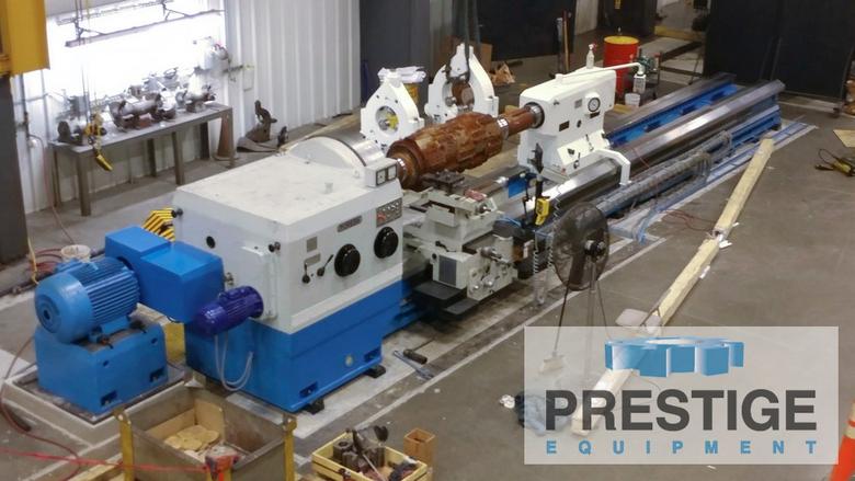 63" x 236" Poreba TCG 160/6M Heavy Duty Lathe, 40 Ton Wt Capacity, 100 HP, Remanufactured 2019 #43148