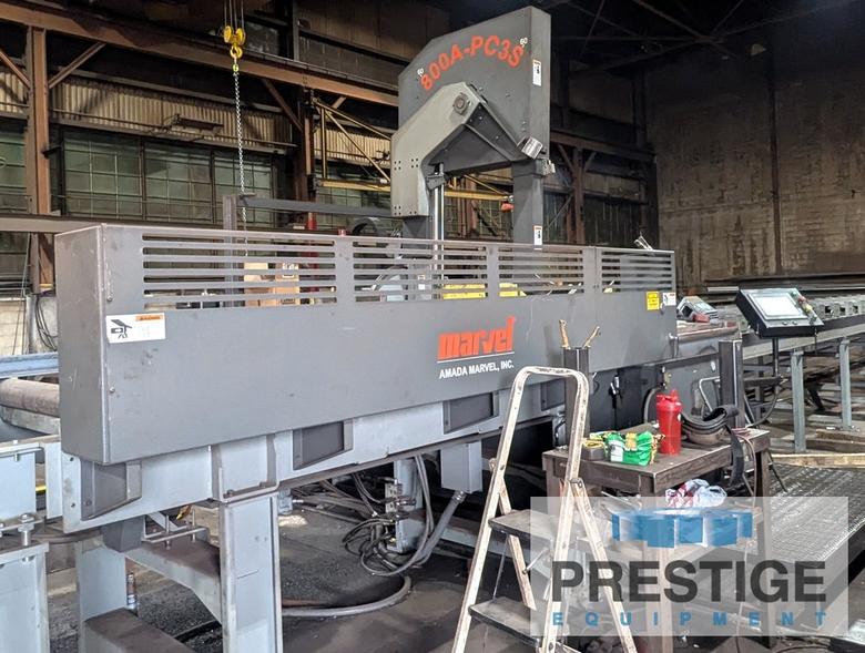 Marvel/Amada 800A-PC-3S-60, 31.25" x 37.5" Capacity, PC3 Prog. control, bar feed w/72" stroke, 2" Blade, 2020 #43993