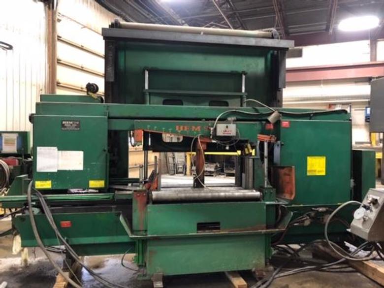 44" x 20" HEM WF140HM-DC, 2-Post, Semi-Auto, 2" Blade, 10 HP, 2002