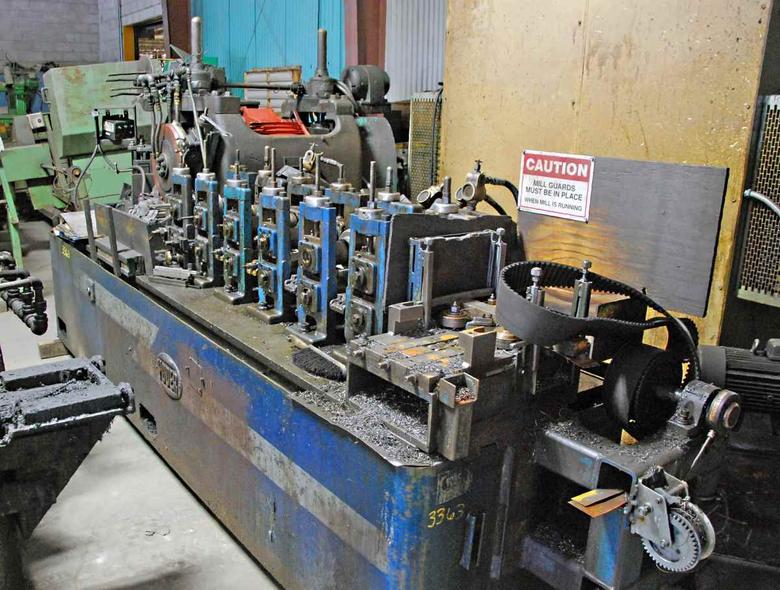 1-1/4" (31.7 mm) x .049" (1.24 mm) YODER M1-1/2 ERW Tube Mill Line