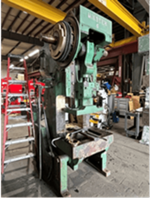 60 Ton Minster OBI Press, Model #6, S/N 6-16436, 4" Stroke, 90 SPM, 3.5" Slide Adj, 16" SH, STK# 1695