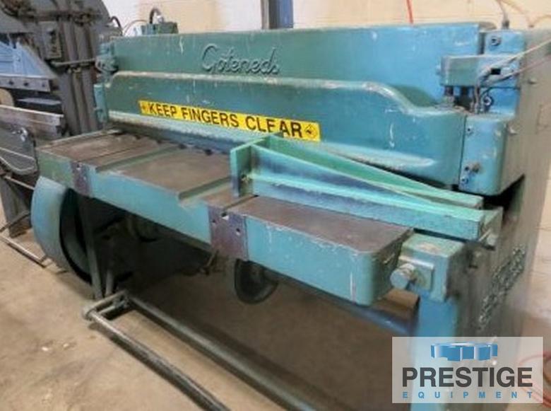 Goteneds 12 Ga. x 48" Mechanical Shear, Backgauge, #43135