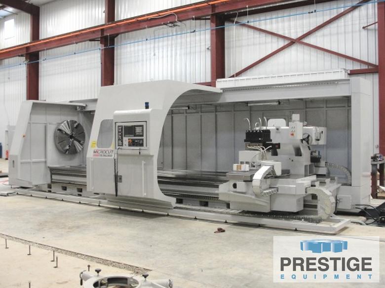 Microcut 51.18" Swing,  472.44" Centers, Four Way Bed, Fanuc OiTF CNC, 4 Pos. Turret, Linear Scales, New 2023, #32329