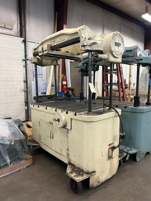 Hansford Die Handler, Model 1020, S/N 504, 24" x 44.5" Lower Platen, 24" x 44.5" Upper Platen (Adjustable), STK# 1566