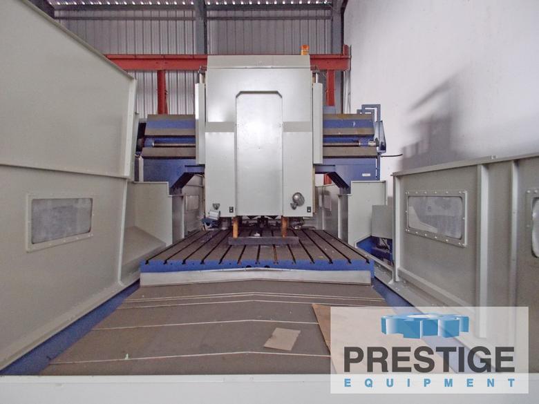 Mighty Viper B-4000AGDW CNC Bridge Mill, X-160", Y-102", 165" x 100" Tbl, 40 ATC, Mitsubishi M535 CNC, #32534
