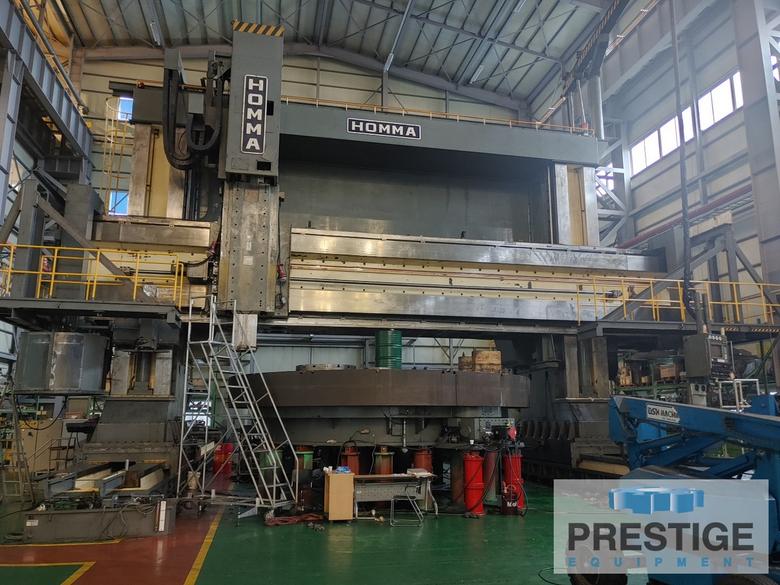 275"/ 354" Homma HTM 7.0/9.0 Gantry Travel, Milling, 157" Work Ht., 275" Table, 200 HP, Fanuc CNC, #31684