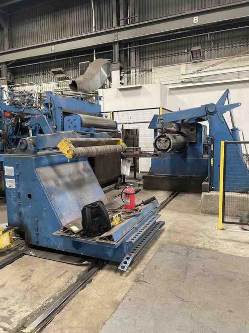 60" x .187" x 50,000Lbs Paxson Loop Slitting Line
