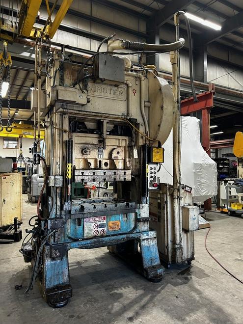 60 Ton Minster SSDC Press, Model P2-60-36, S/N 25129, 3" Stroke, 0-300 SPM, 3" Slide Adj, 21.5" SH, STK# 1642