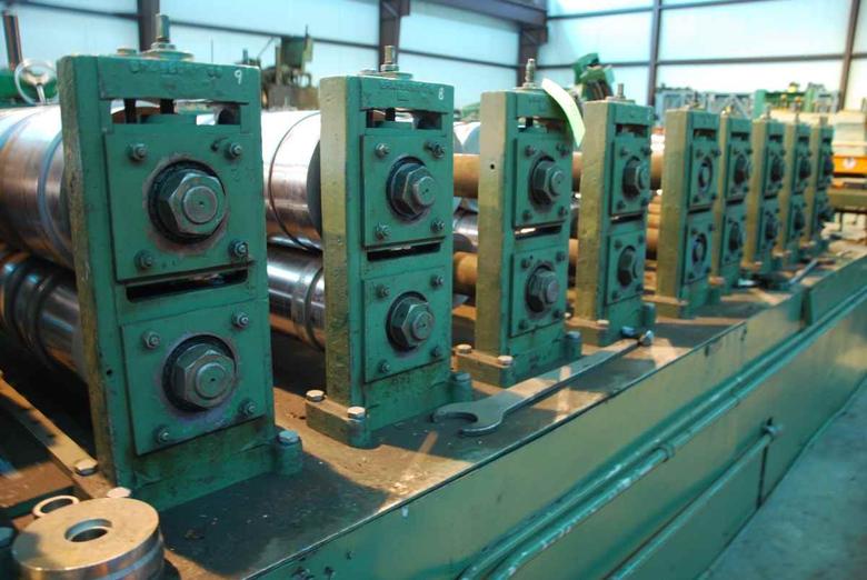 10 Stand x 3" x 54" BRADBURY M3 Ribbed Panel Rollform Line